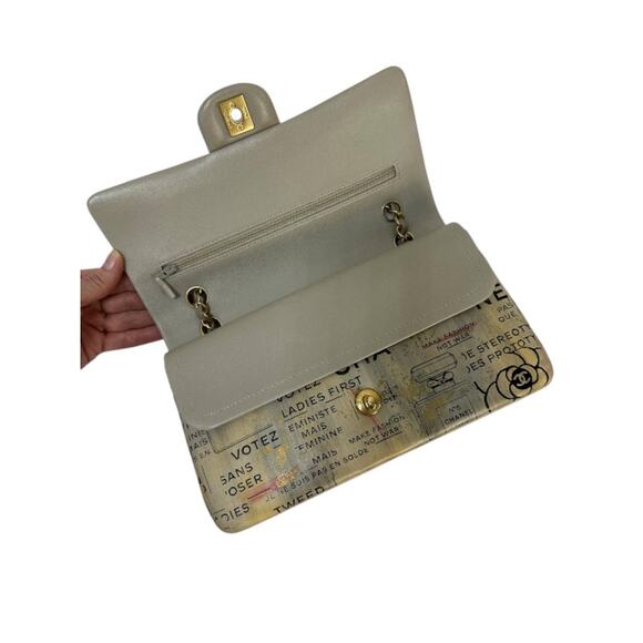 Chanel Limited Edition Graffiti Double Flap Bag - Picture 8 of 10